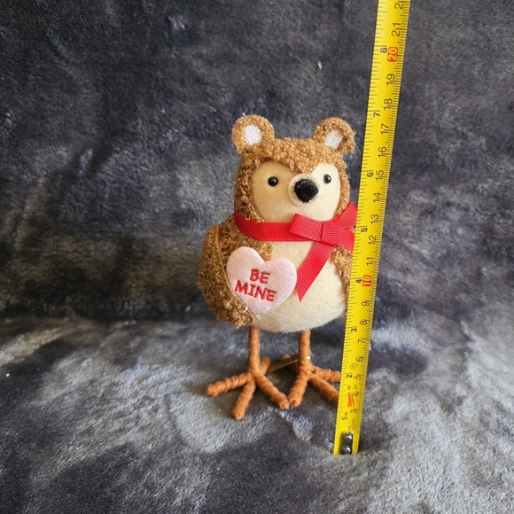 NWT Target Spritz 2025 Valentine's day Featherly Friends bird 'Buttons' as Bear - Picture 5 of 5